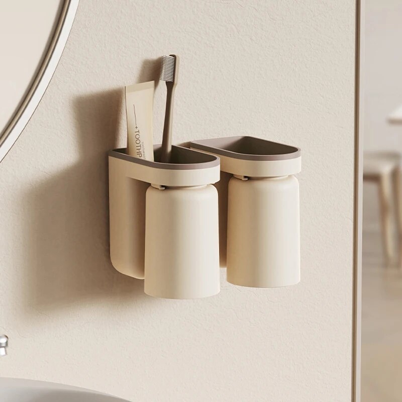 رف تخزين فرشاة أسنان مثبت على  - مراجعة Home Bathroom Organizer وسعره