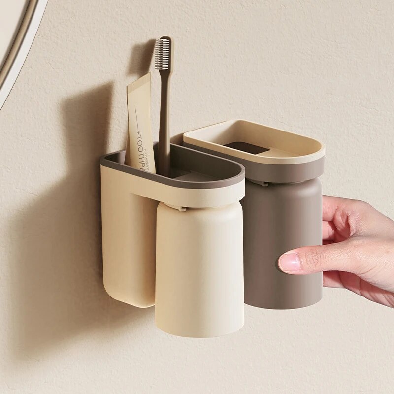 رف تخزين فرشاة أسنان مثبت على  - مراجعة Home Bathroom Organizer وسعره