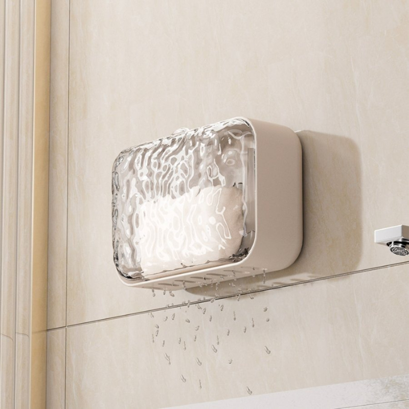 حامل صابون للحائط بدون حفر مع  - مراجعة Home Bathroom Organizer وسعره
