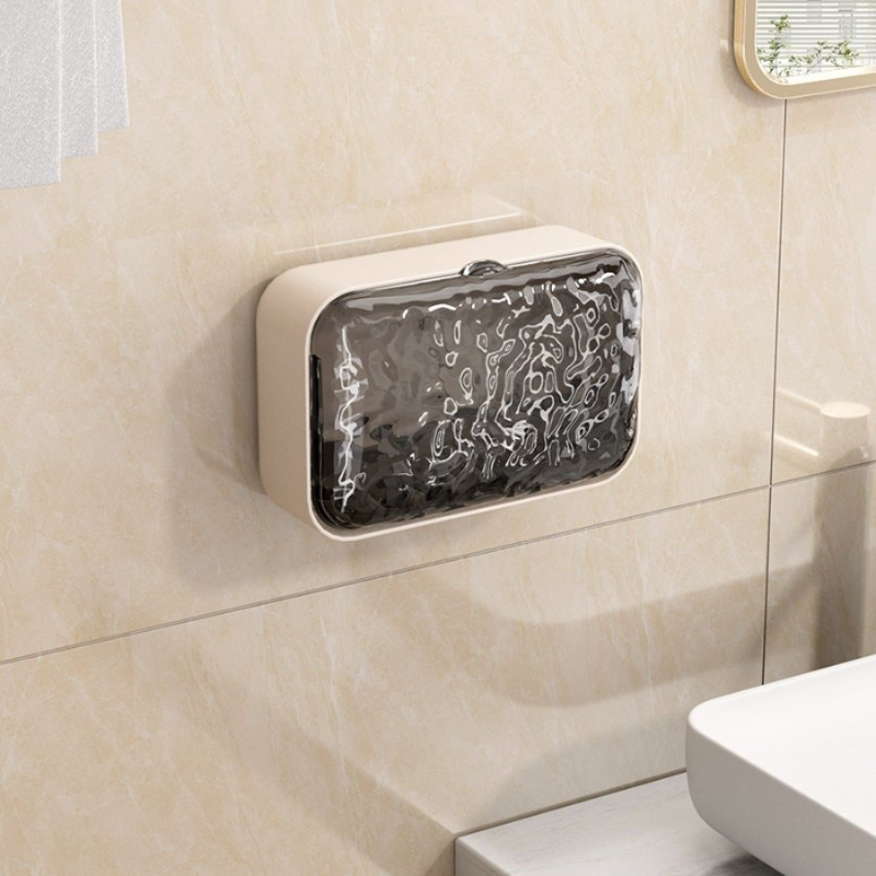 حامل صابون للحائط بدون حفر مع  - مراجعة Home Bathroom Organizer وسعره