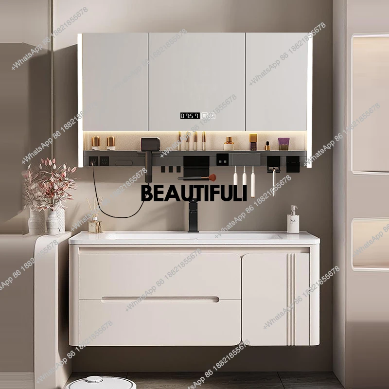 A17 ماكياج بالوعة خزانة حمام ا - مراجعة Home Bathroom Vanity Combo وسعره