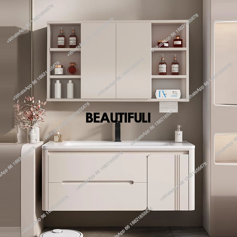 A17 ماكياج بالوعة خزانة حمام ا - مراجعة Home Bathroom Vanity Combo وسعره